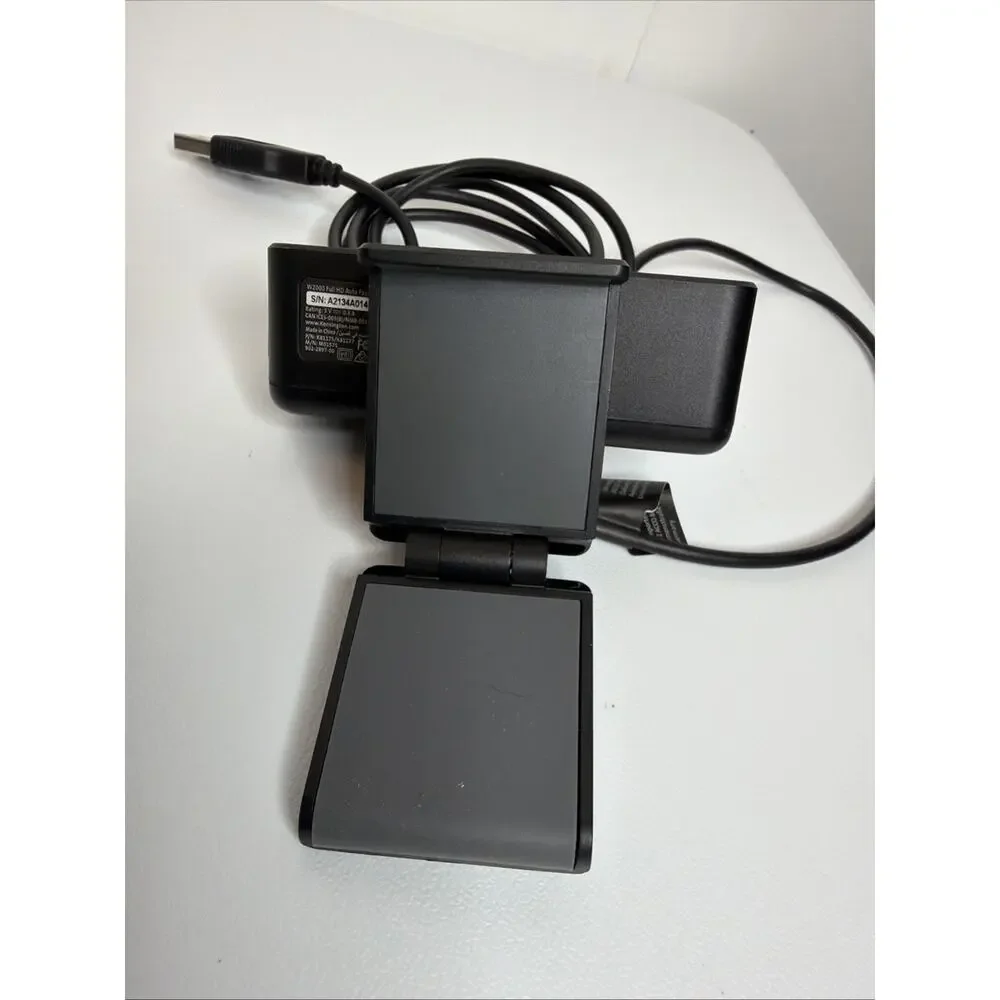 Kensington W2000 1080P Auto Focus Webcam, Full HD 1080P/30fps Webcam Microphone